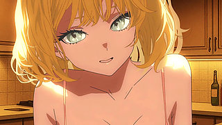 TEASER. HOT MILF SUCKS AND FUCKS HUGE COCK IN THE KITCHEN