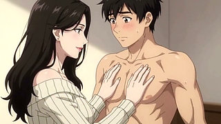 Stepmom Caught me with Her Lingerie and give a Special Lesson