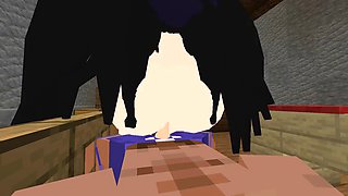 The Jenny Mod Minecraft Albedo from Overlord is horny and ready to suck and her pussy ravaged