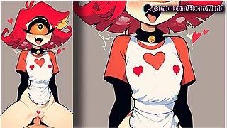Niffty Cyclops - Ahegao And Full Orgasm From Penetration And Deep Throat