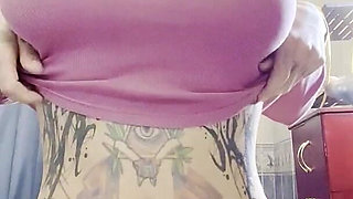 Massaging Myself in the Bathroom