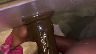 Black girl anal practice! Anal teen