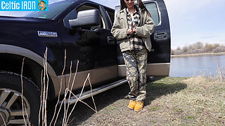 Complete Girlfriend Experience: Best Blowjob Aubry Babcock Outdoor Truck Fuck Vol.29