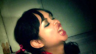 BITCH BOUNCES TIGHT PUSSY ON A HUGE COCK AFTER BLOWJOB