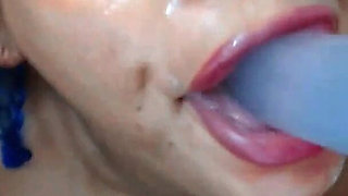 The White Cock Arrived to Fuck My Soul-sucking Throat