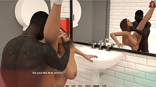 Fate Won't Seperate Us - Gameplay - Roleplay - Whore Fucked in the Public Restroom by BBC