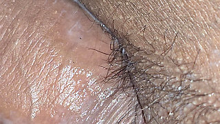 Close-up of my vagina being penetrated by stepbrother
