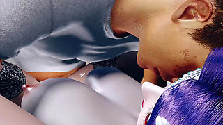 3D Big Boobs Slut Naked Her Perfect Body Cheating with Stranger