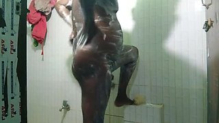 Step Sister Sucks Stepbrother's Cock and Swallows Cum in Shower - Nura443 Asian Blowjob