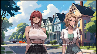 My New Girlfriend [ Taboo Hentai Game ] Ep.24 Day at the Beach with My Two Hot Step Sisters!