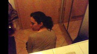 Toilet Spy footage from Mexico. First my wife, next my friend in our toilet.