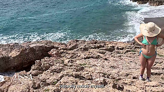 Vlog Lissa Brown Goes to a Nudist Beach to Film a Custom Video