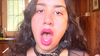 Dominant latina in see through top - rough self spanking traste - Souphicherry