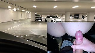 Risky Truck Lovemaking in Public Parking Garage – Began with Hj, Concluded with Doggy style!