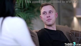 Busty MILF Reagan Foxx sucks stepson's cock in taboo family roleplay
