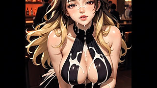 Enter the Naughty Hot Club Sexy Hentai Girls Lose Control!