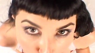 Nurse Claudine Jerks off Then Sucks a Mean Cock