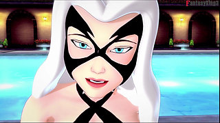 Felicia Hardy (black Cat) Bikini POV Sex - Marvel