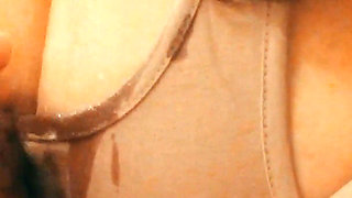 My Stepmother in Law Gave Me Amazing Oily Titfuck by Keeping My Dick Between Her Big Boobs