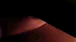 Beautiful Plum Girl Riding Dildo in the Dark