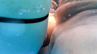 Busty Latina teen Alaska Rod fucked in the pool