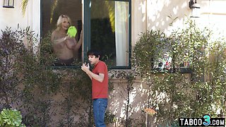Shocked stepson taboo nailed his stepmom