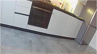 Wife Fucks A Neighbor In The Kitchen. Real Cheating
