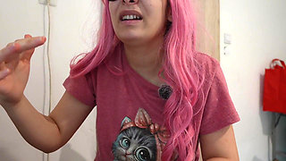 Im Sniffing My Panties and Sneezing.