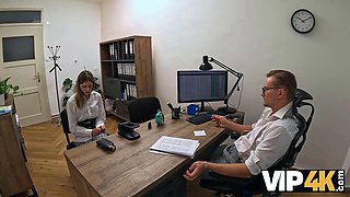 Vip4k. teenager student Funky Town takes out a loan for the very first time.