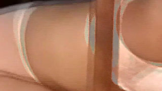 Insatiable MILF in Sheer Pantyhose Takes Thick Toy Deep