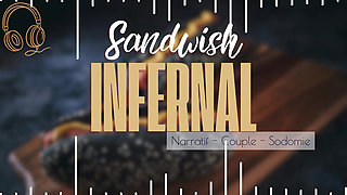 J'encule un mari et sa femme - French audio story Swinger anal pegging