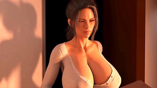 Busty cheating, lollipops, cartoon anime sex