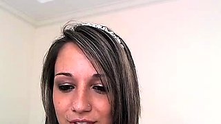 Amateur striptease and Solo masturbation