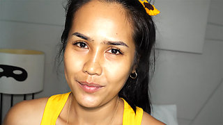 POINT OF VIEW blowage from stunning Thai COUGAR wifey