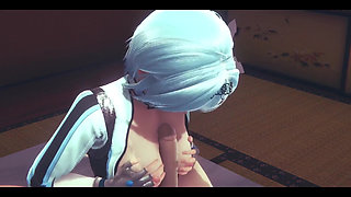 Genshin Impact Hentai 3D - Eula Cunnilingus and Boowjob - Japanese Asian Manga Anime Game Porn