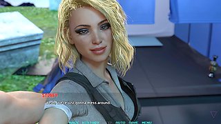 Threesome bj, asian red hair, visual novel
