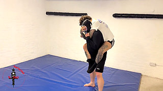 Kourtneyinked Vs Masked Rider - Submission Wrestling Showdown