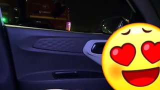 Desi Wife Flashing to Truckers and Sucking on Highway