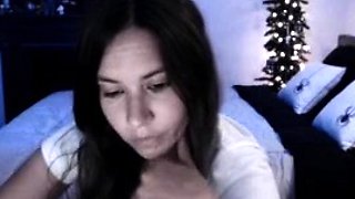 Tattoed Amateur Webcam Girl Hot Dildo Action Masturbation