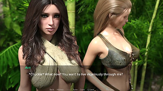 The Lust City - Blonde Girl in the Nature with Her Big Tits Stepmother
