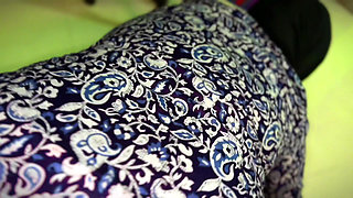 I told my stepson to get me out from where I was stuck under the table, but he fuck my big ass - stuck & rough anal fuck