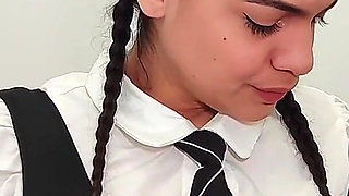 Heavy Make up Transformation CEI Dildo Vibrator Masturbation