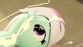 Sexy futa teacher gets monster cock anal