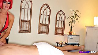 Samantha Sinns Big Tits Oil Massage Finishes in Climax
