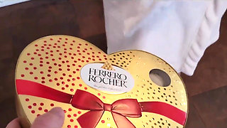 Step Stepson Tricks Pregnant Stepmom Into Sucking His Dick and Fucking Him on Valentine's Day