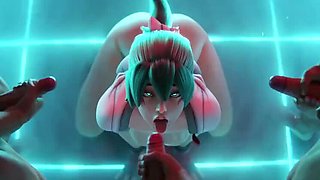 Big Tits Mexican Babe Chimmynay Takes BBC in Rough Anal Creampie - HD Anime Hentai 3D Sex