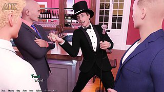 Cartoon sex adventures with a hot babe and a gyno fetish