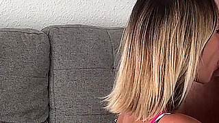Annika Happy for Her New Purchases Takes Me to a Public Bathroom to Take the Cock in My Mouth and Get Banged