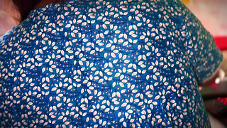 Sass Ko Jabardast Choda - Indian Desi Hot Mother_in_law Cooking Without Pajama & Open Big Ass with Juicy Pussy, Just Then Son_in