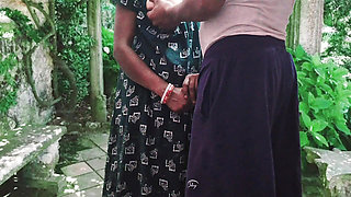Indian uncle fucked Outdoor